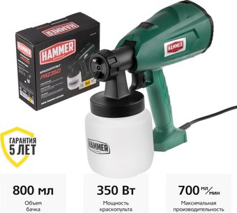 Краскораспылитель Hammer PRZ350