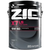 Моторное масло ZIC X7 LS 10W-40 20л