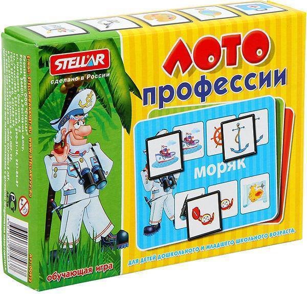 

Развивающая игра Stellar Лото Профессии 00912