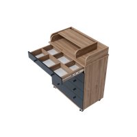 Детский комод Incanto Oskar V 800/5 PK-0004/5 (дуб/графит)
