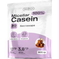 Казеин (мицеллярный) Healthys 100% Micellar Casein (900г, сливочная карамель)
