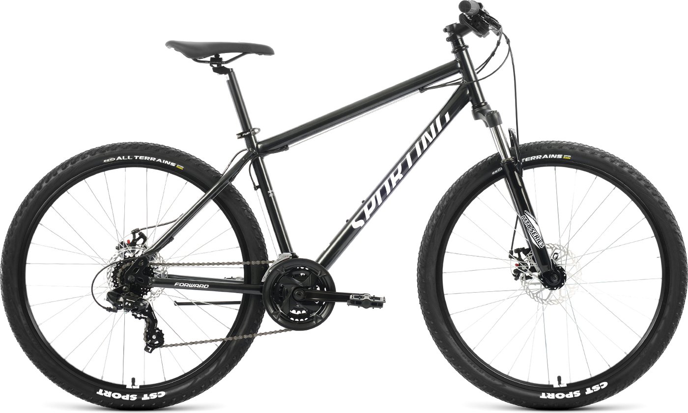 

Велосипед Forward Sporting 27.5 2.0 D р.17 2023 (черный/белый)