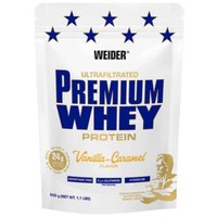 Протеин сывороточный (изолят) Weider Premium Whey (ваниль/карамель, 500 г)