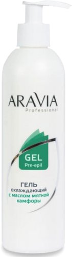 Гель Aravia Professional перед депиляцией охлаждающий с маслом мятной камфоры (300 мл)