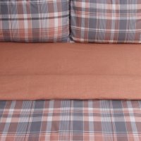 Евро комплект постельного белья Love Life Клетка Евро 10416739