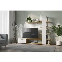 Стенка НК-Мебель Qwerty М30 71957711 (белый/дуб артизан)