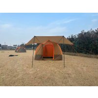 Кемпинговая палатка LanYu 1125 (коричневый/желтовато-коричневый/оранжевый)