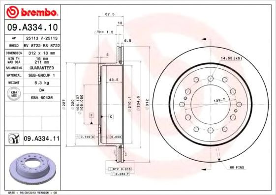 

Brembo 09A33411