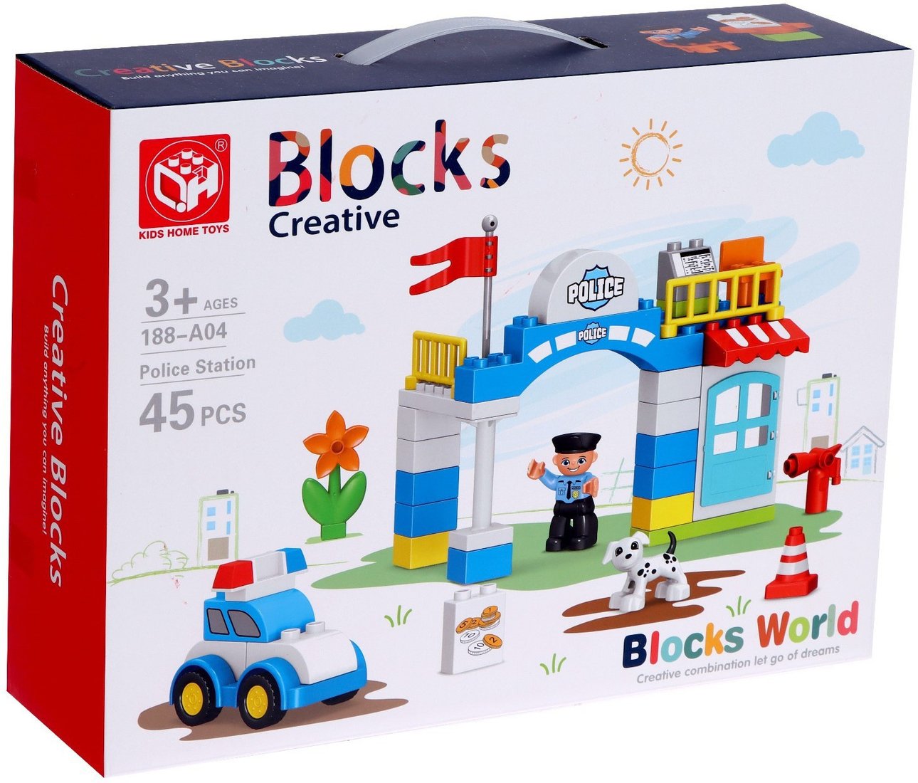 

Конструктор Kids Home Toys Полицейский участок 188-A04 7120615