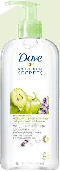 

Dove Мицеллярная вода с маслом косточек винограда и лавандой 240 мл