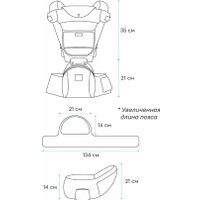 Рюкзак-переноска Amarobaby Carry AB22-30CARRY/09 (черный)