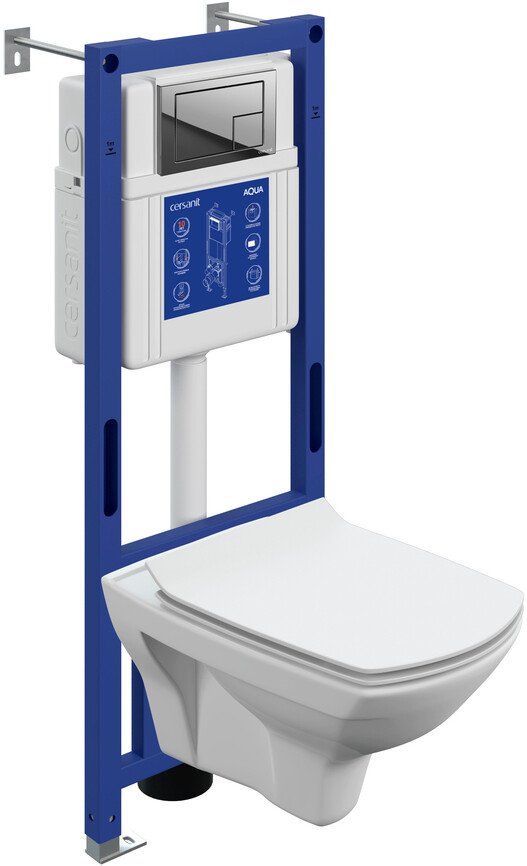 Унитаз подвесной Cersanit Carina XL DPL EO Slim 69310