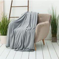 Плед Casa Conforte Nonna Inspiration 200x220 6154617 (дымчато-серый)