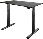 Ergo Desk Prime 1380x800x18 мм (дуб темно-коричневый/черный)