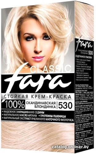 Крем-краска Fara Classic 530 скандинавская блондинка 50 мл