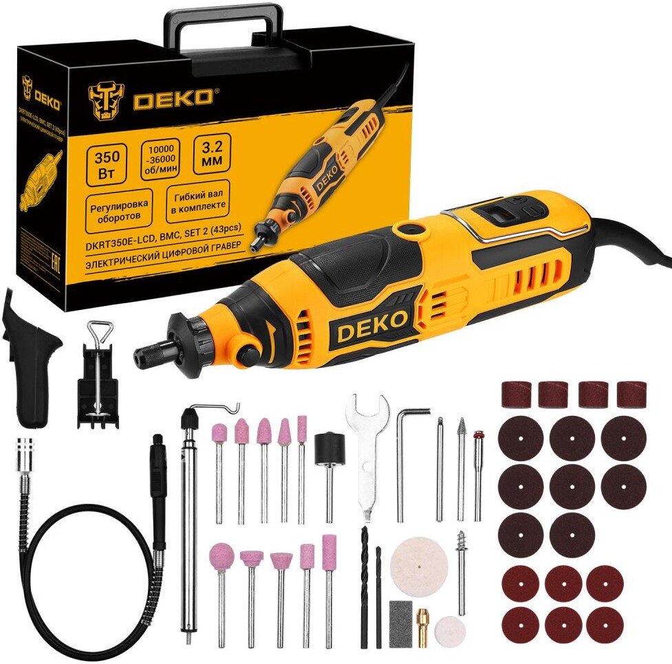 

Гравер Deko DKRT350E-LCD 085-1323 (кейс)