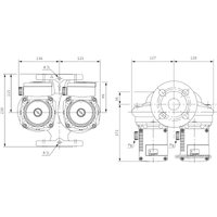 Циркуляционный насос Wilo TOP-SD 32/7 (1~230 V, PN 6/10)