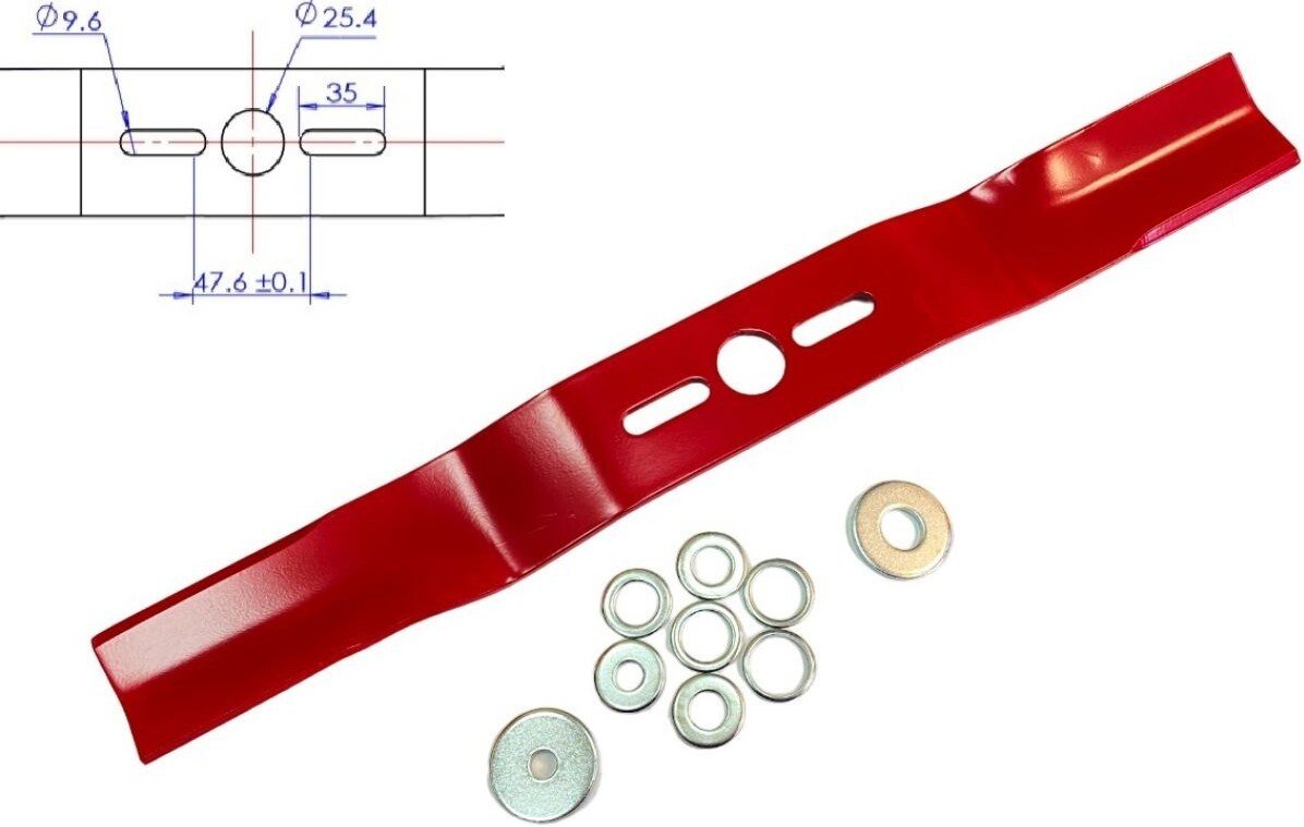 

Нож для газонокосилки RIparts UBB-21-530