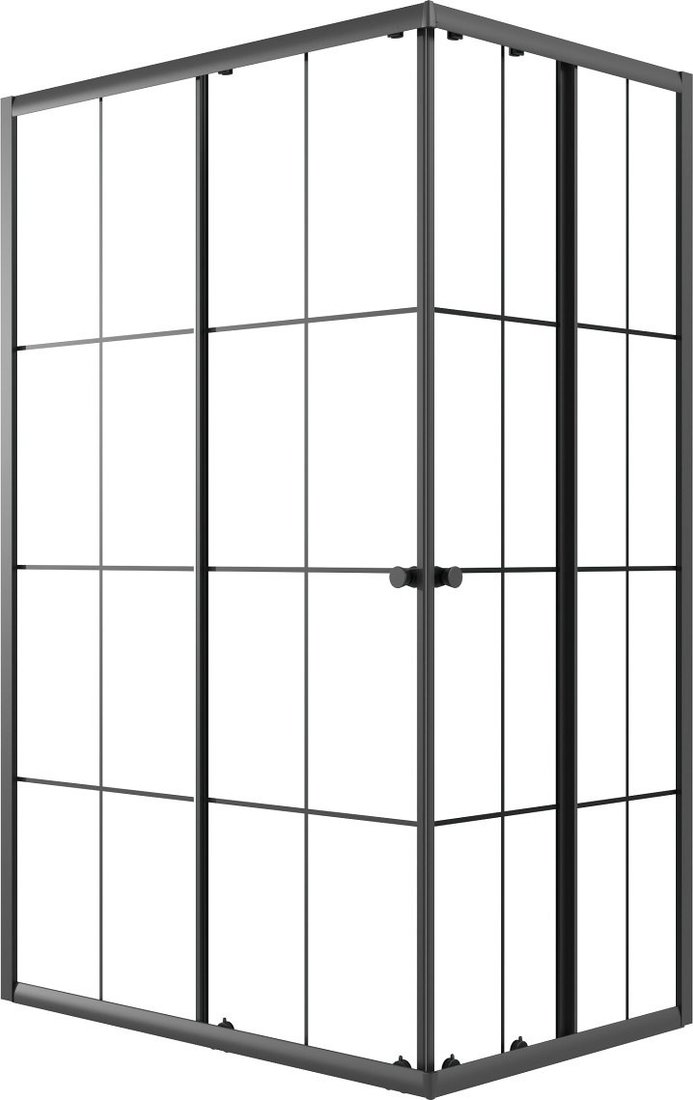 Душевой уголок Niagara Eco NG-1012-14QKL 120x80x190 (черный/стекло клетка)