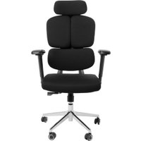 Игровое (геймерское) кресло Jiqiao R6001-ПЧ (черный/черный)