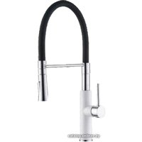 Смеситель Ledeme L4097W-2 (белый/хром/черный)