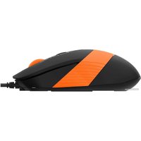 Мышь A4Tech Fstyler FM10S (оранжевый/черный)