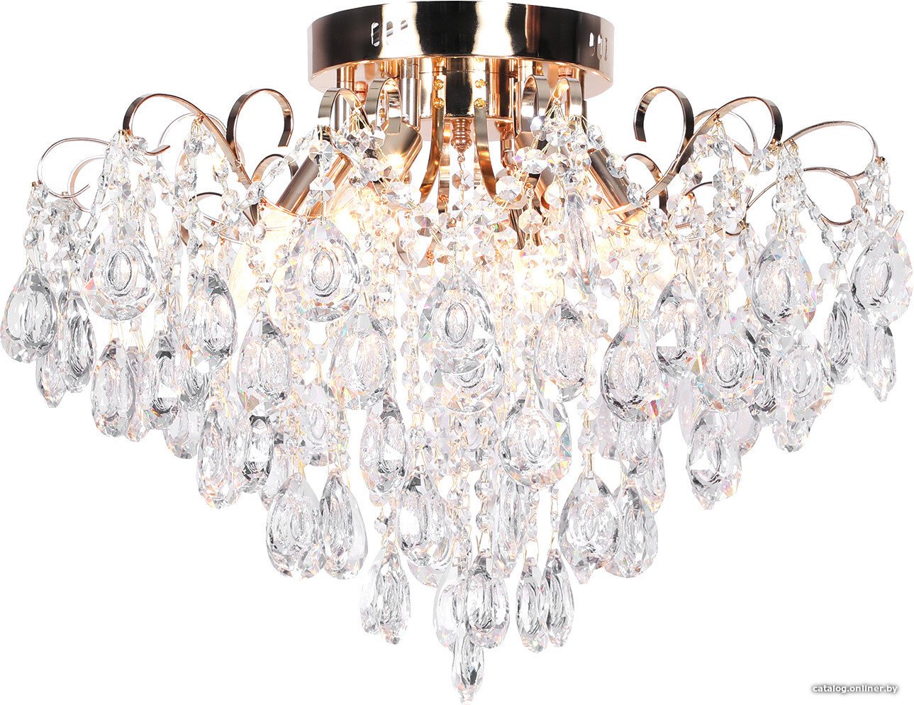 Люстра средней высоты Escada Gertrude 1120/6PL E14*60W Gold