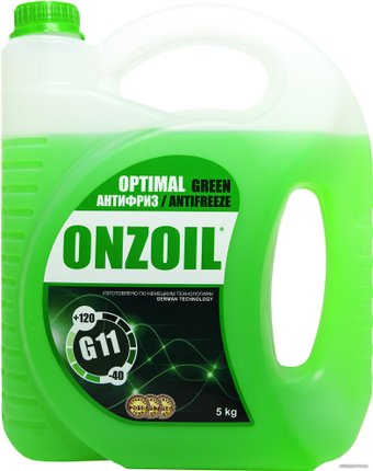 Антифриз ONZOIL Optimal Green G11 5кг