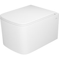 Унитаз подвесной Roxen Berg в комплекте с инсталляцией StounFix Dual Fresh 6 в 1 967240 (кнопка: черная)