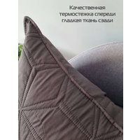 Чехол на подушку Matex Pillowcases Flower 65-265 (темно-серый)