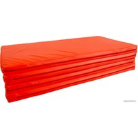 Cпортивный мат Формула здоровья 4 сложения 2x1x0.08м (красный/желтый)