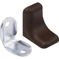 Уголок монтажный Речицкий метизный завод С металлической основой и пластиковой крышкой (венге)