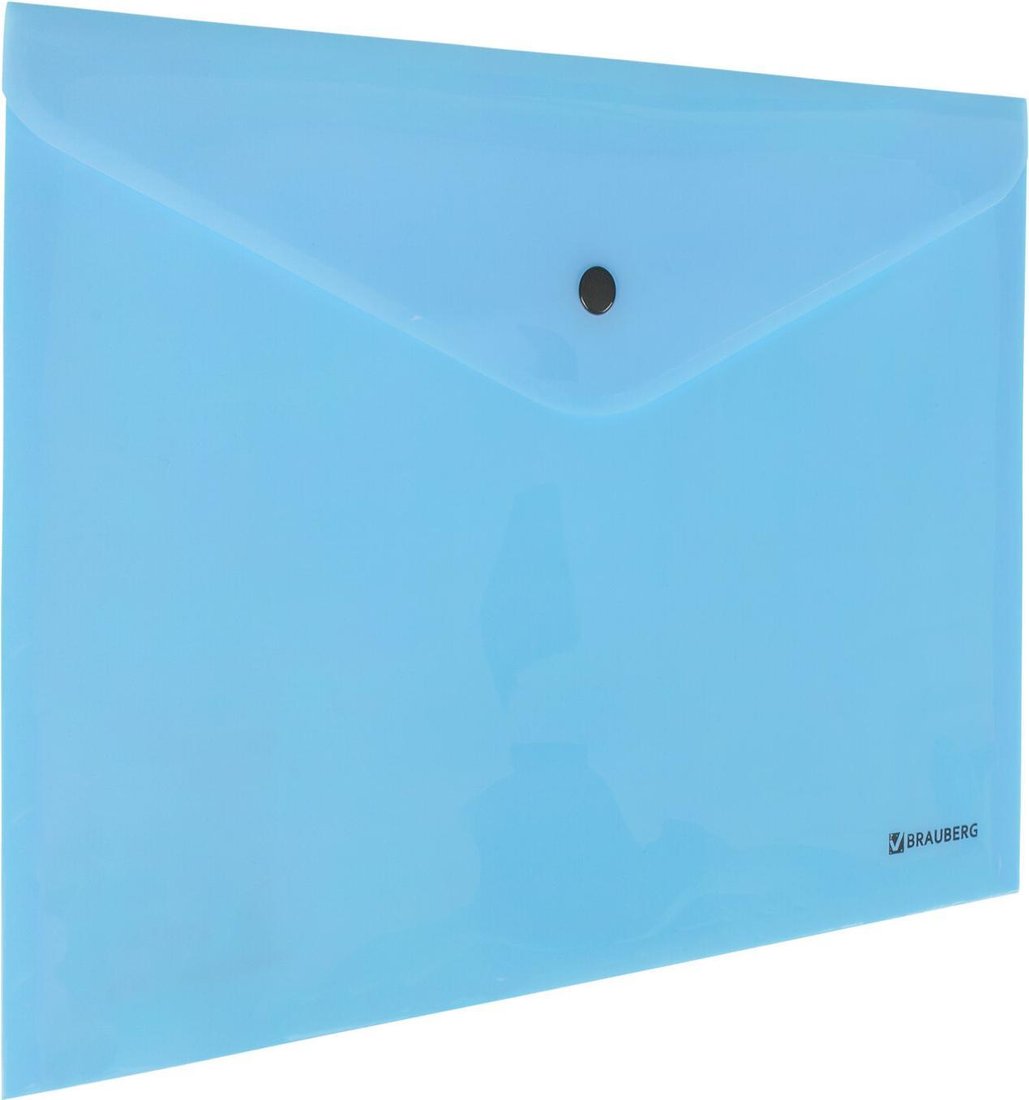 

Папка-конверт BRAUBERG Pastel 270474 (голубой)