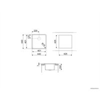 Кухонная мойка Smeg VFU40SFR
