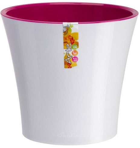 

Кашпо Santino Arte 3.5 л (белый/пурпурный) [F4 ALB-LIL]