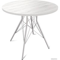 Кухонный стол Sheffilton SHT-TU2-1/80 ЛДСП (хром лак/сосна касцина)