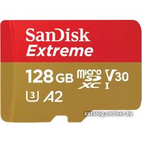 Карта памяти SanDisk Extreme SDSQXAA-128G-GN6MA microSDXC 128GB