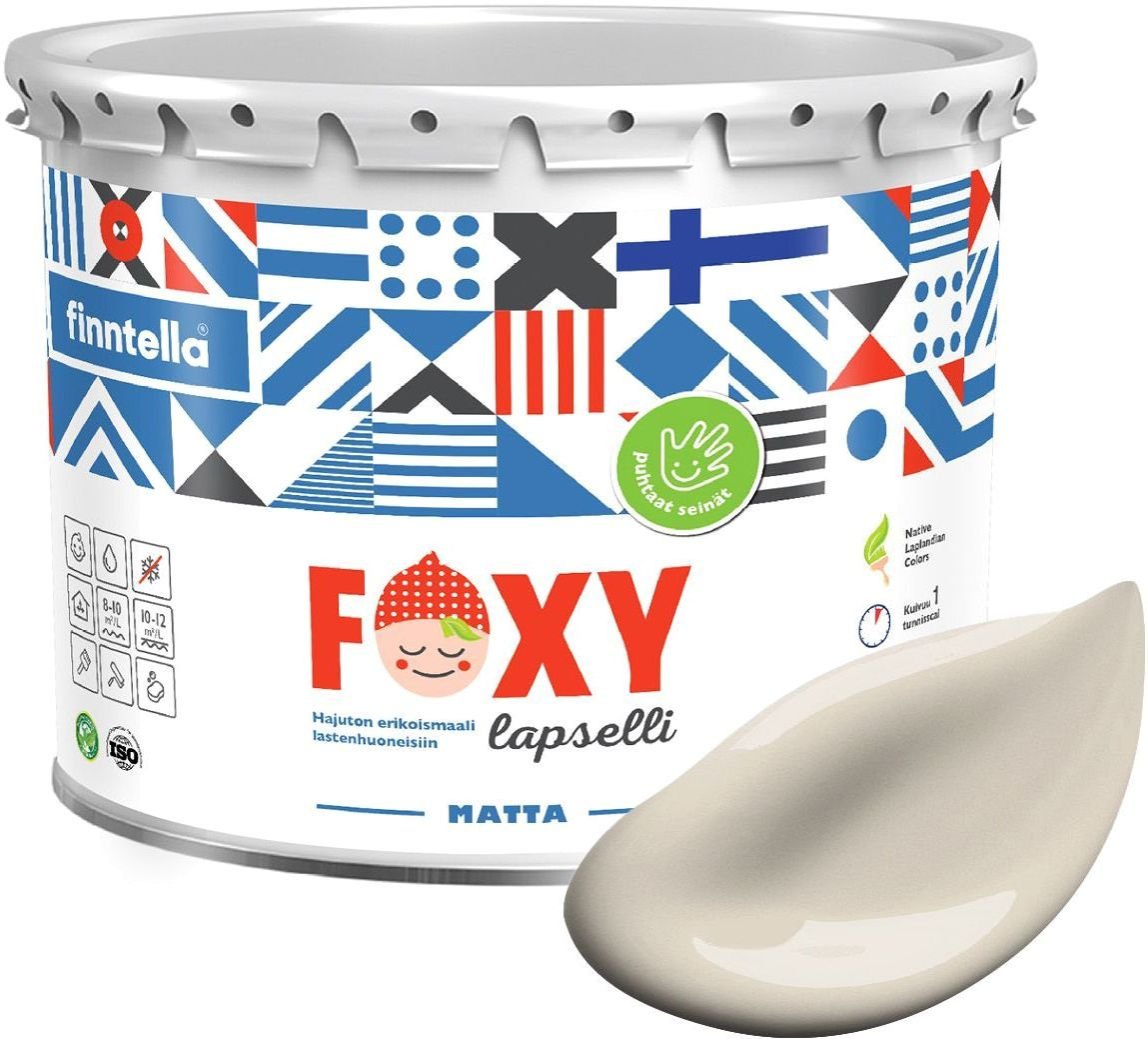 

Краска Finntella Foxy Lapselli Matte Valoa F-50-1-3-FL219 2.7 л (бежевый)
