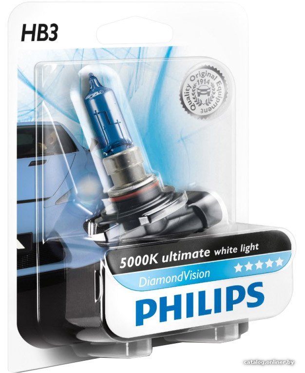 Галогенная лампа Philips HB3 DiamondVision 1шт [9005DVB1]