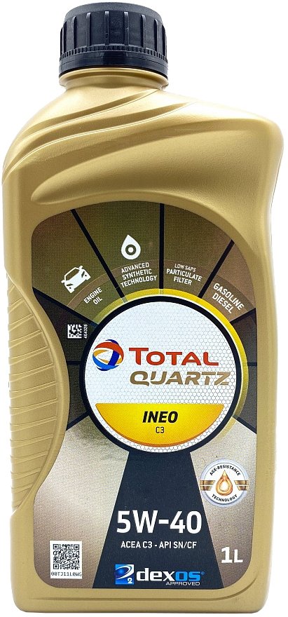 

Моторное масло Total Quartz Ineo C3 5W-40 1л