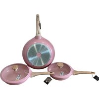 Набор сковород FeisiLang FL-S006YZ Pink