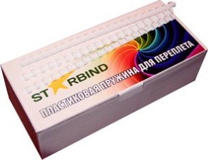 

Расходные материалы для ламинаторов и брошюровщиков Starbind 8мм BP08WtSB (100шт, белый)