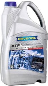 

Трансмиссионное масло Ravenol ATF MM SP-III Fluid 4л