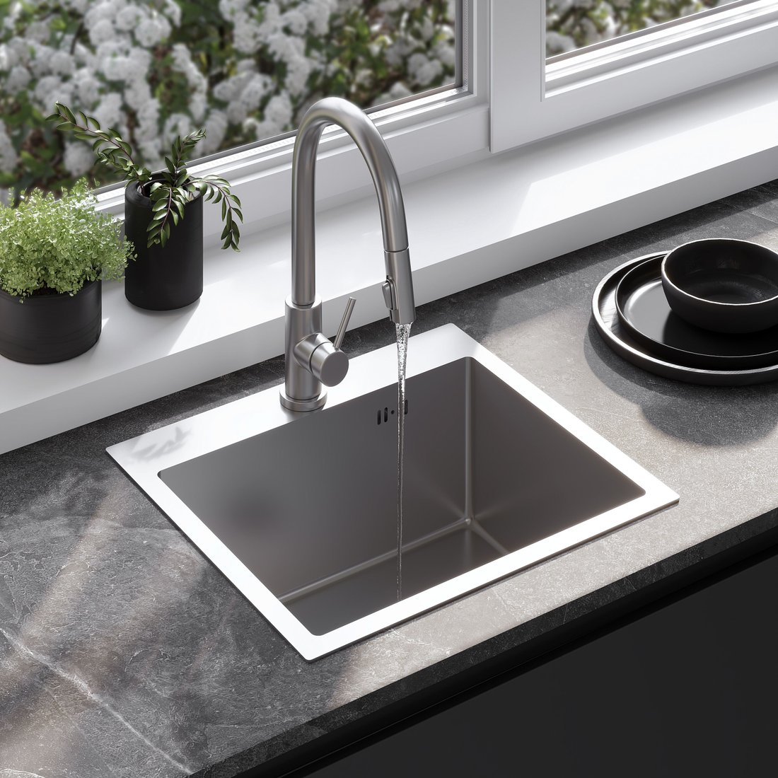 

Кухонная мойка Rea ZLE-06003 (без смесителя)