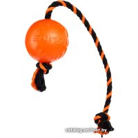 Игрушка для собак Doglike Мяч с канатом средний D-3925 (оранжевый)