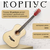 Акустическая гитара ROKSO FT-R38B-N