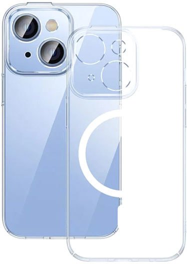 

Чехол для телефона Baseus Crystal Series Magnetic Case для iPhone 14 Plus (прозрачный)