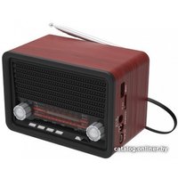Радиоприемник Ritmix RPR-030 (черный/бордовый)