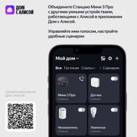 Умная колонка Яндекс Станция Мини 3 Про (черный)