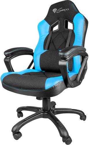 Игровое (геймерское) кресло Genesis Nitro 330/SX33 (черный/голубой)